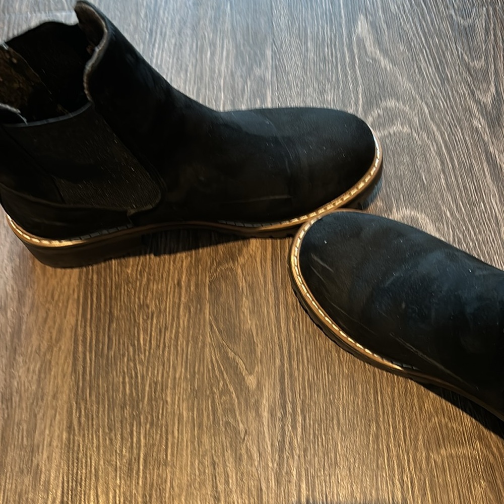 Kensie Black Boots Size 8 - Picture 4 of 11
